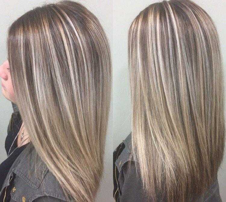 Техника колорирования волос