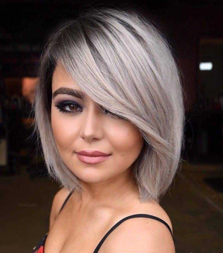 Модное окрашивание волос 2021 на короткие волосы для брюнеток: фото, техника, тенденции