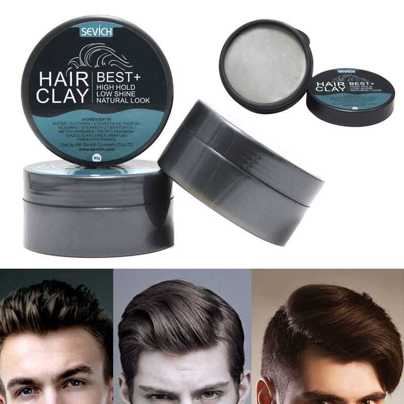 Глина для укладки волос для мужчин: какая бывает и как использовать