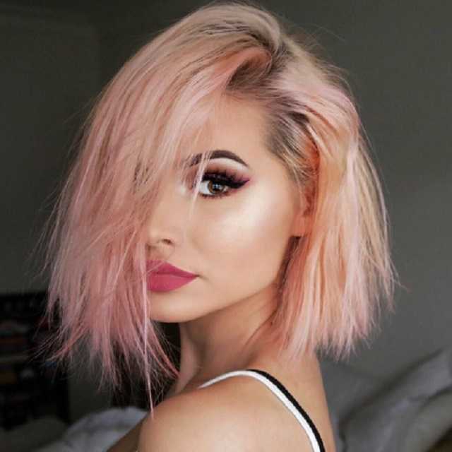 Краска для волос розовое золото: варианты оттенков краски, особенности покраски