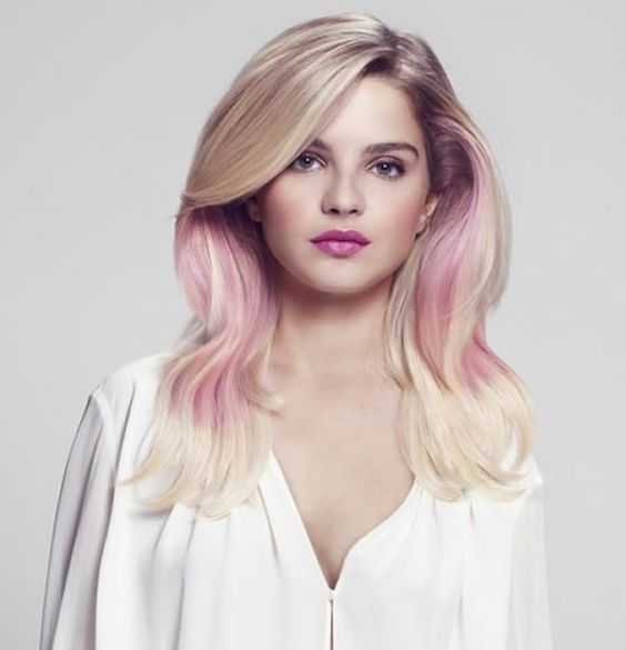 Розовые пряди на волосах — фото 14 модных тонов и как сделать