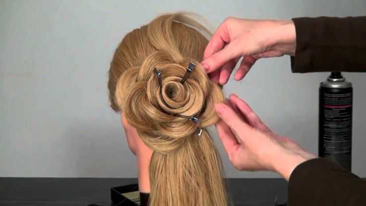 Как сделать розу из волос: шикарная прическа, фото пошагово + видео. плетение розы из волос в домашних условиях