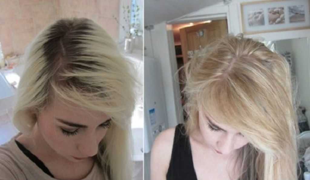 Как изменить цвет корней волос