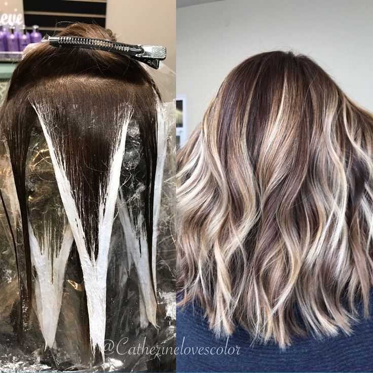 Окрашивание волос балаяж: выбор оттенка и техника покраски