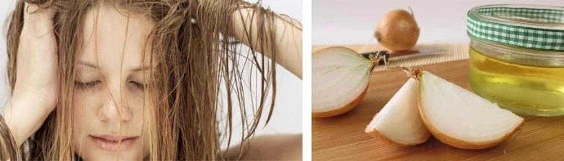 Луковая маска для волос против выпадения стимулирующая рост волос