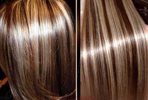 2021 мелирование волос в два цвета