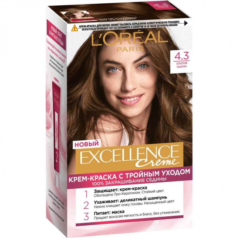 Краска лореаль экселанс (loreal excellence): инструкция по применению для волос