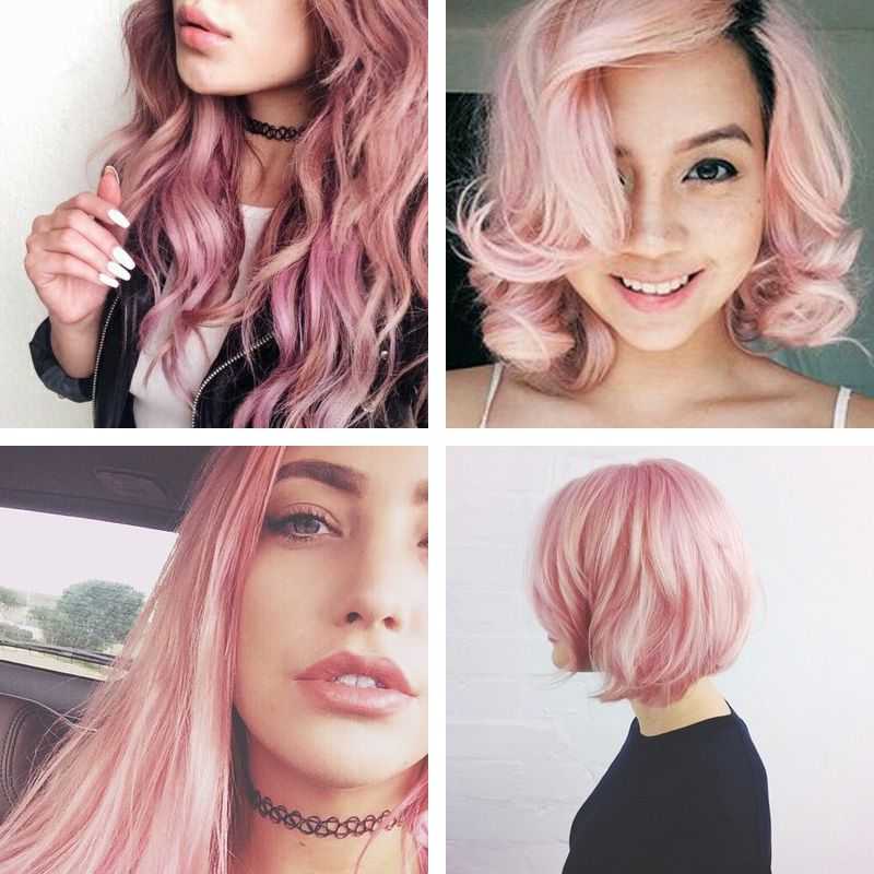 Как сделать пастельный розовый цвет волос