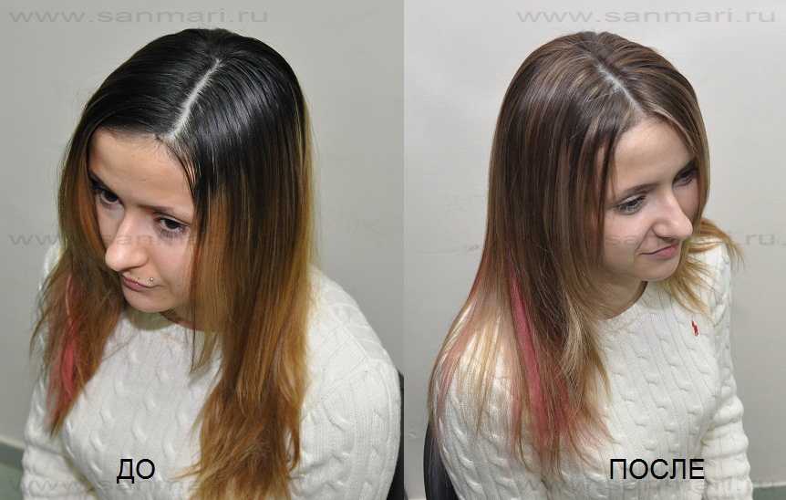 Как покрасить волосы чтобы когда отрастали не было видно