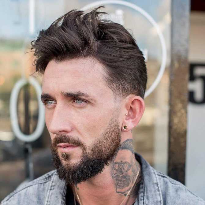 Стильные мужские причёски: 100 фото модных укладок