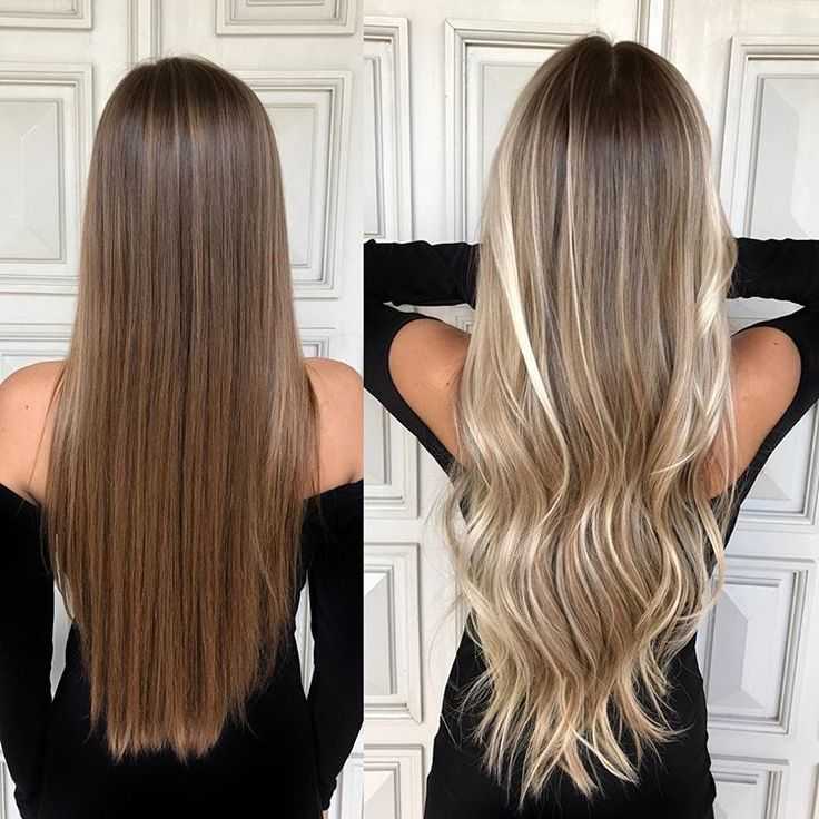 Самая модная техника окрашивания волос аир тач (фото до и после)
