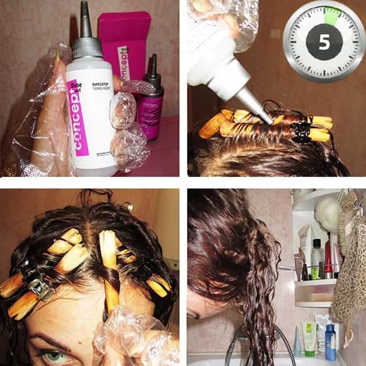 Химическая вертикальная завивка волос (36 фото), схема, технология выполнения, биозавивка своими руками, инструкция