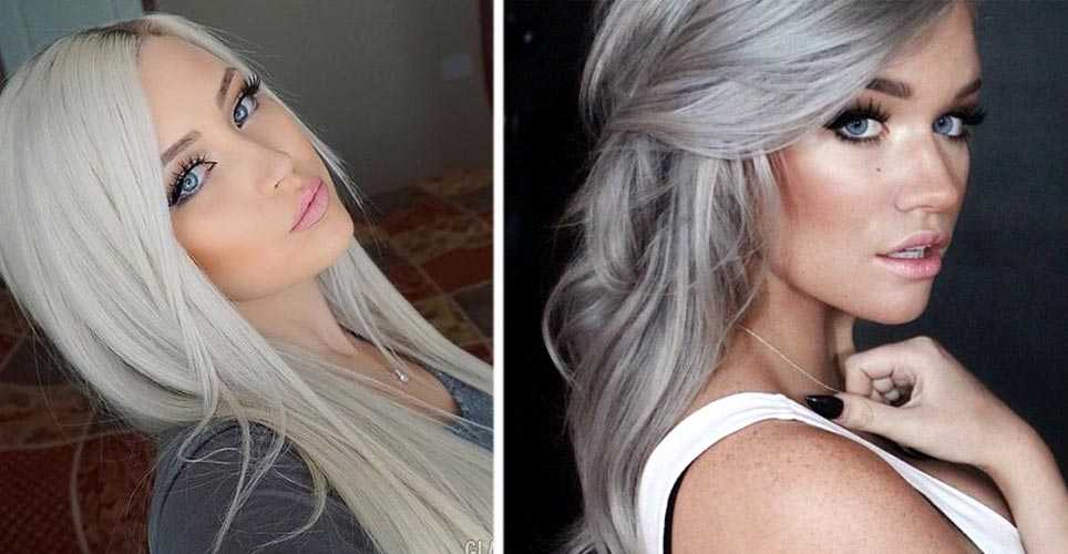 Как покрасить волосы в белый цвет - фото - уход за волосами