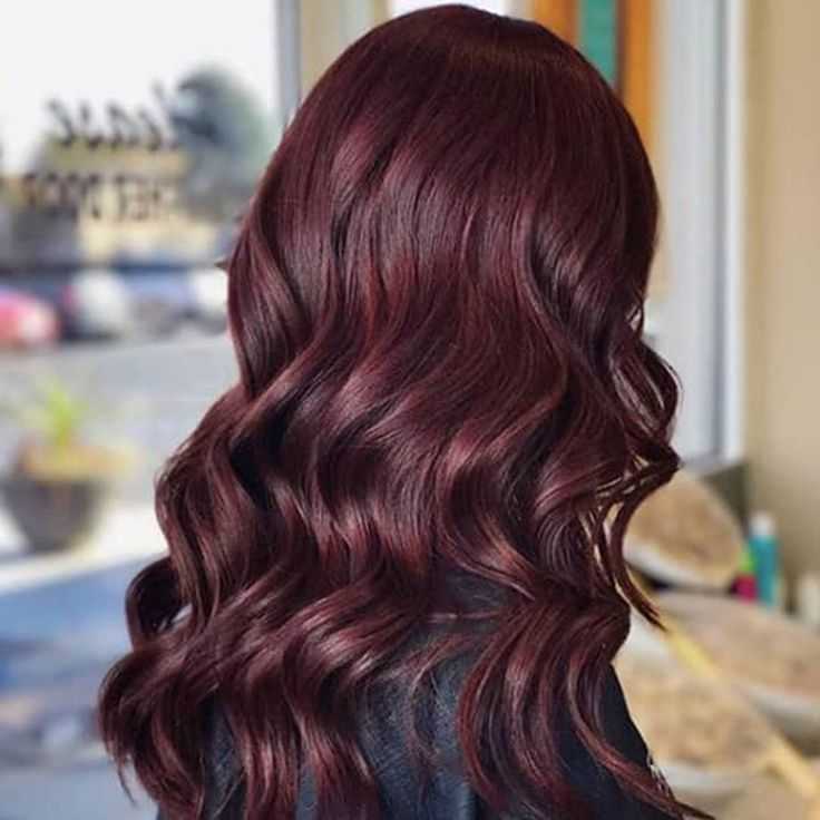 2021 бургунди цвет волос