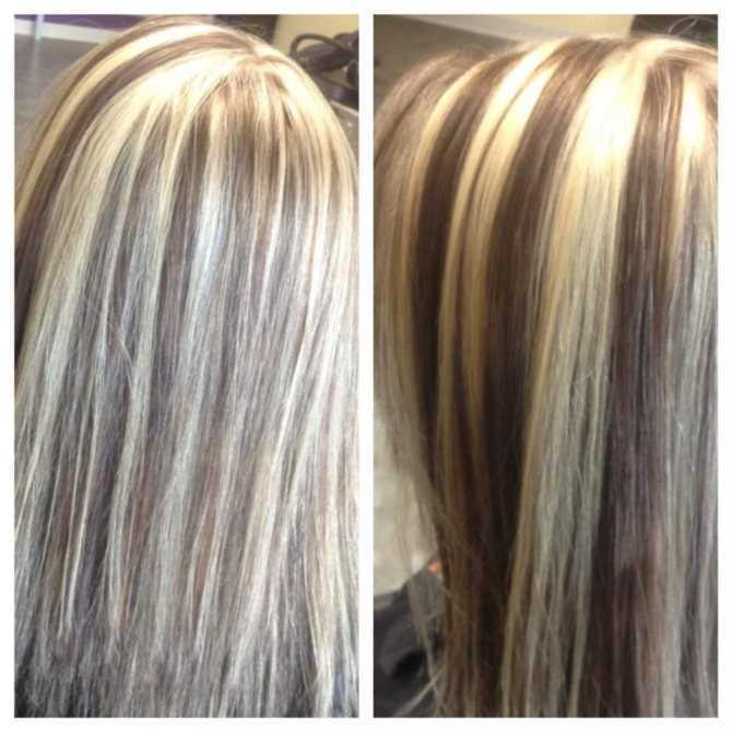 Можно ли окрашивать волосы после мелирования и как выровнять цвет до желаемого результата | bellehair.info
