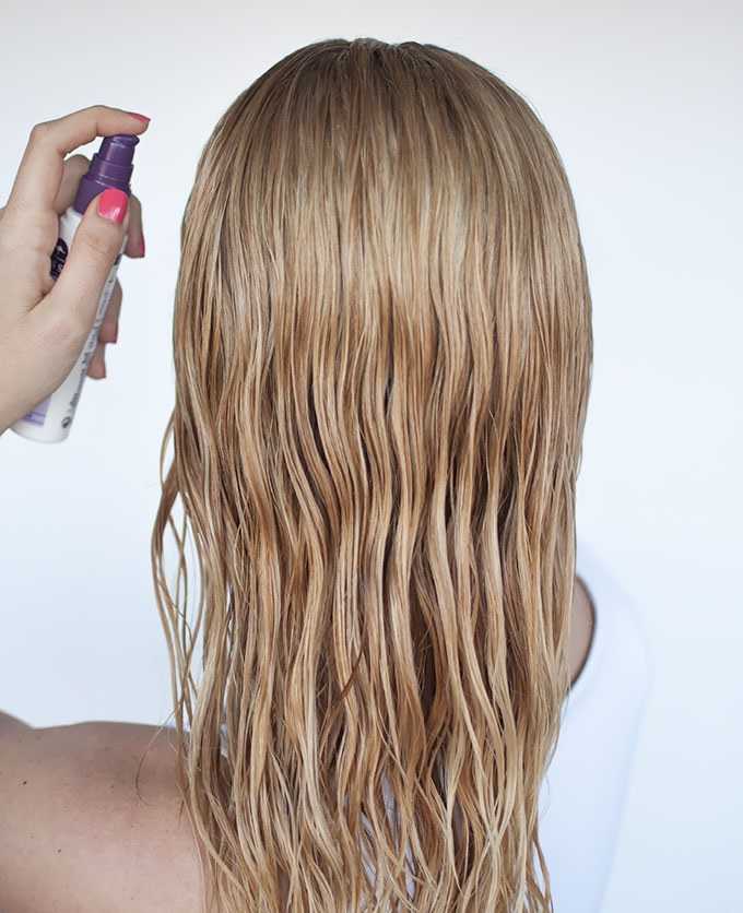 Эффект мокрых волос
