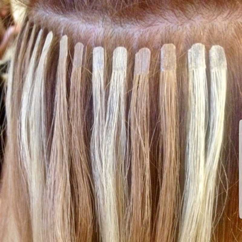 Как надеть нарощенные волосы