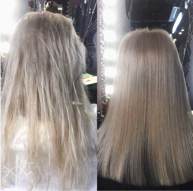 2021 тонирование волос фото до и после