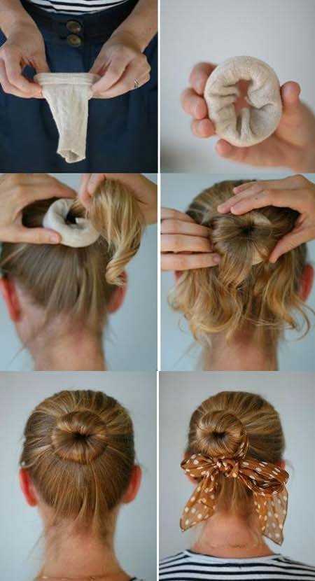 Валик для волос - как использовать на средние и длинные волосы: прически