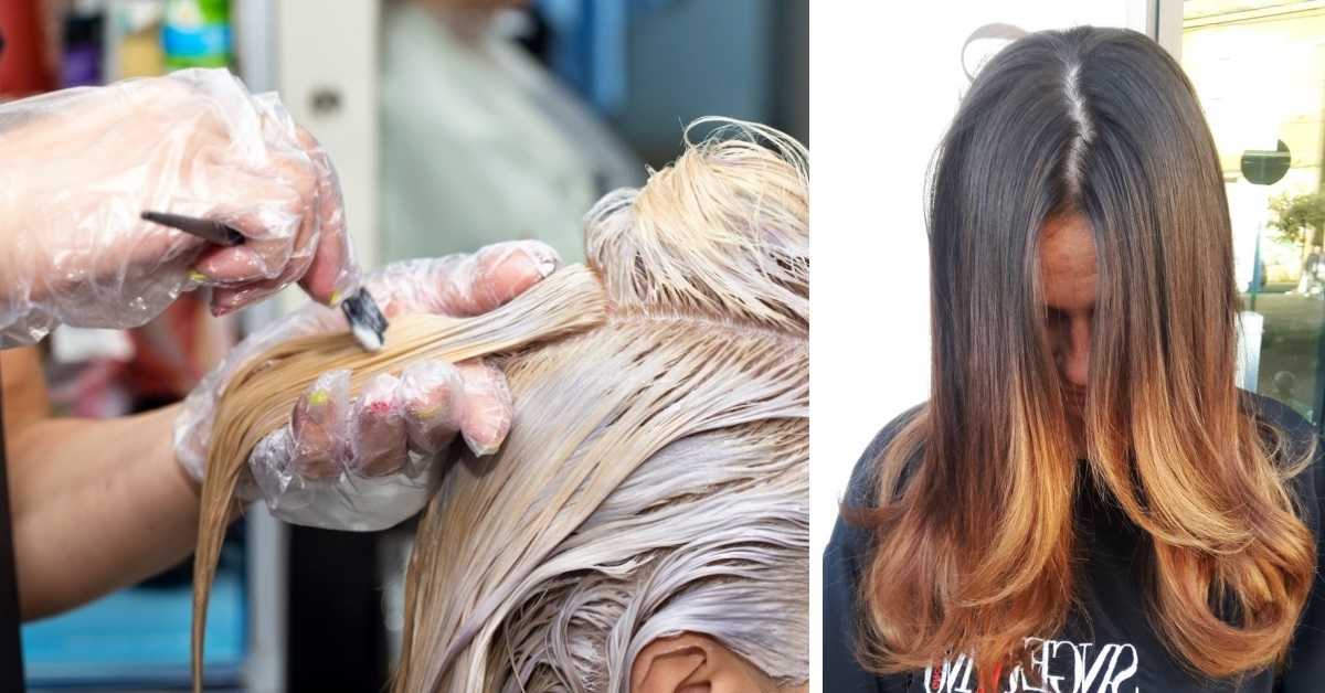 Покраска волос эффект меха