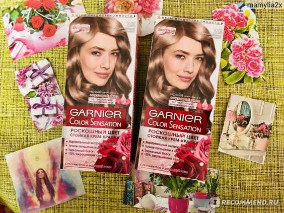 Краска для волос гарньер (garnier) - палитра оттенков | лучшая краска для волос