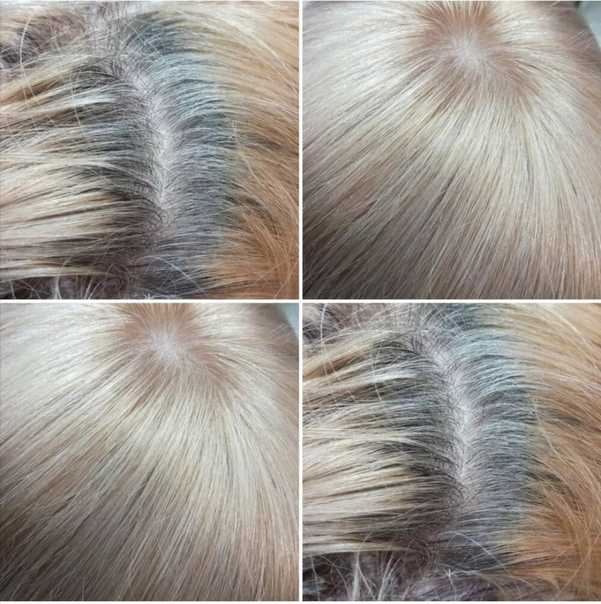 Окрашивание седых волос. анализ. предварительная обработка