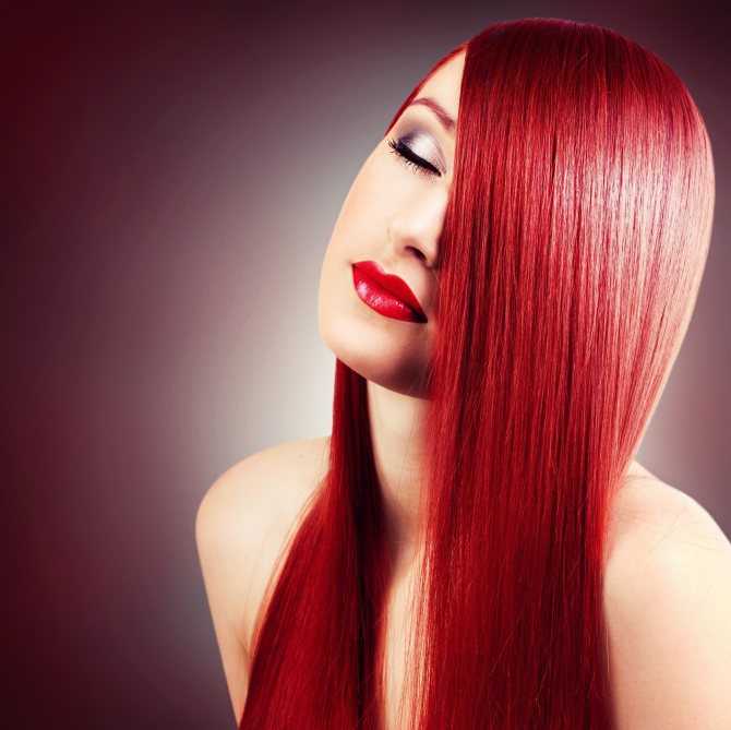 Волосы цвета красного дерева | volosimix.ru
