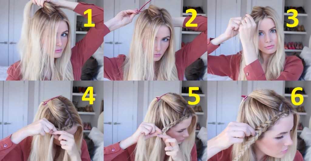 Прически из кос: простые и очень красивые (фото, видео)