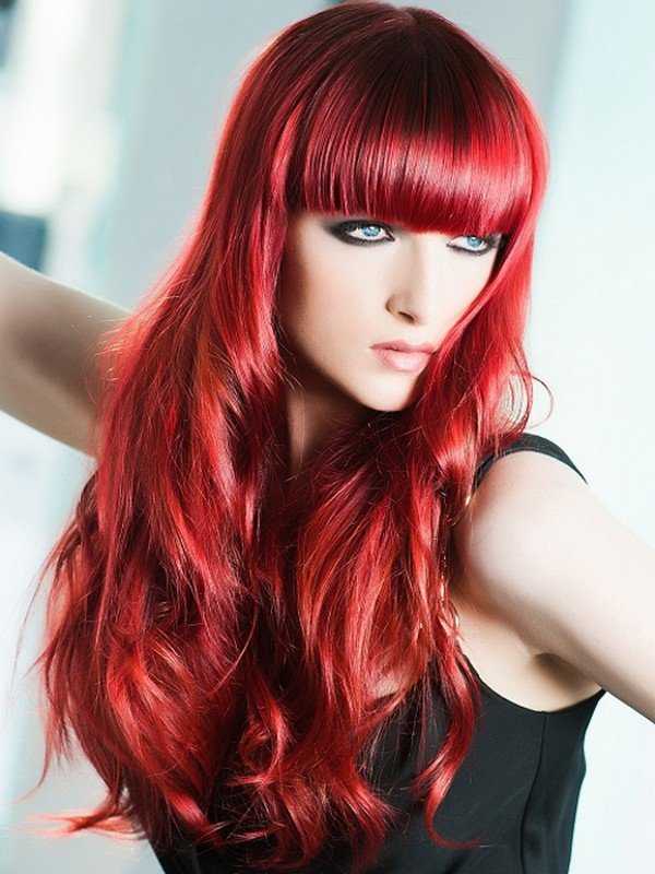 Темно-красный цвет волос снова в моде: 95 удачных примеров