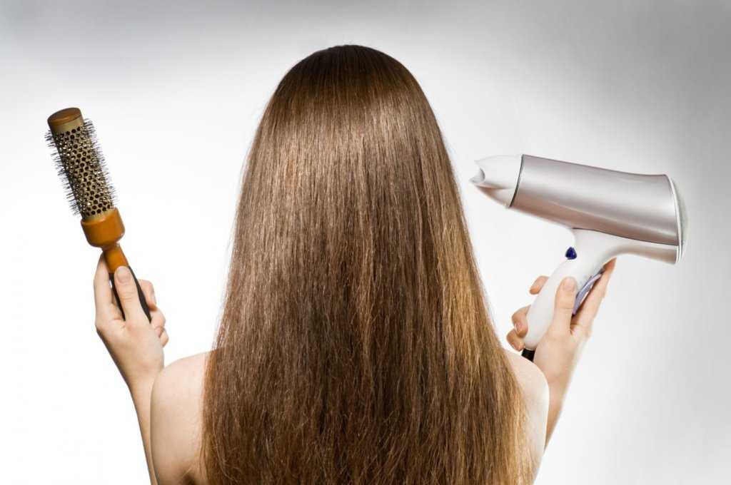 Как сушить волосы, чтобы они были прямыми? советы