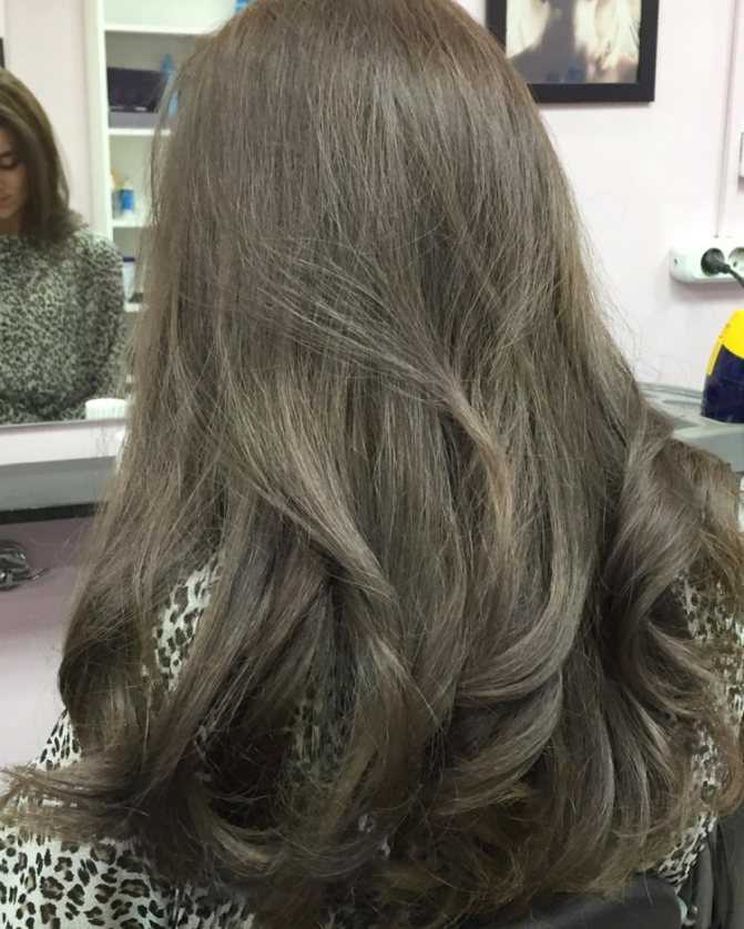 Холодный темно-русый цвет волос: палитра оттенков