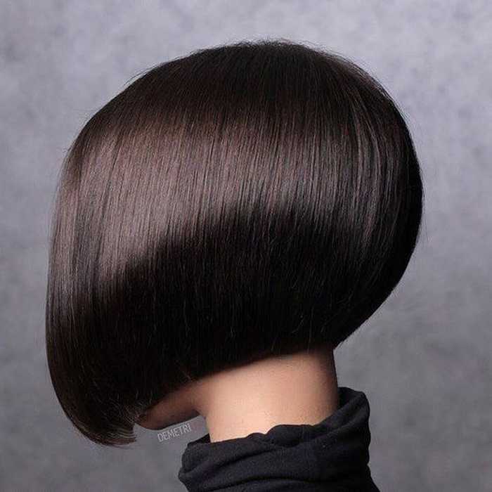 Градуированное каре: фото на средние и короткие волосы, виды стрижки, варианты укладки