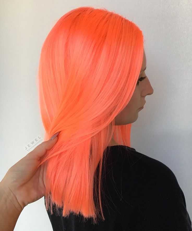 Персиковый цвет волос: фото, варианты оттенков и укладки