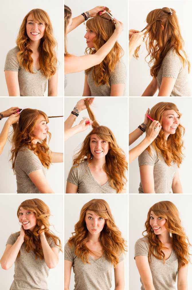 10 способов сделать кудри на средние волосы!