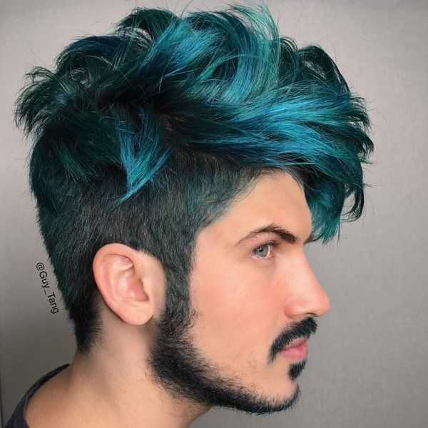 Яркие волосы у мужчин: тренд | журнал esquire.ru