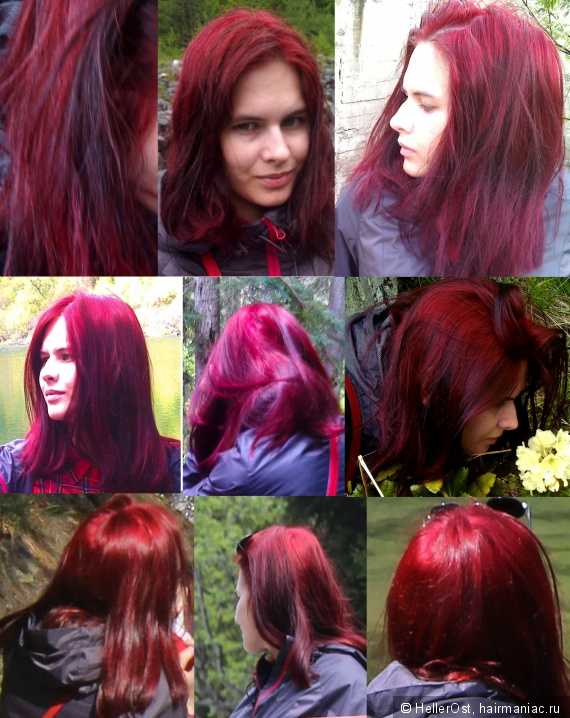 Какой цвет волос получится если покрасить темно русые волосы в красный цвет