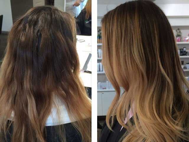 Чем и как осветлить концы волос в домашних условиях – обесцвечивание темных и русых локонов разной длины, фото до и после