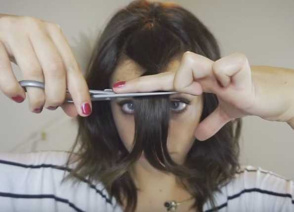 Немного о том, как правильно подстричь челку самой себе (60 фото) легко и просто
