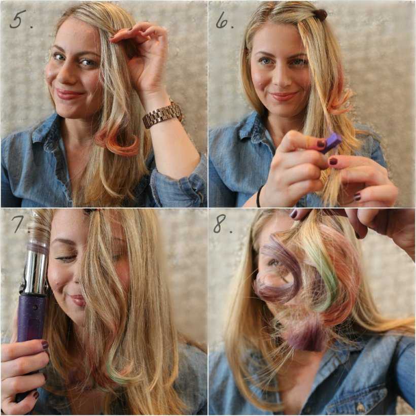 Двойное окрашивание волос: как покрасить в два цвета со светлым и темным, половину головы на средние и короткие в домашних условиях