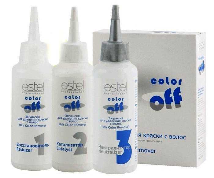 Смывка для волос estel color off: новый цвет в 3 флаконах | bellehair.info