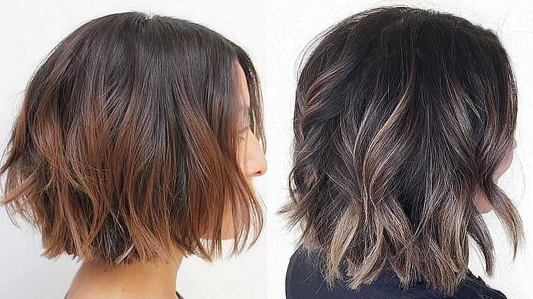 Балаяж на тёмные и светлые волосы – фото до и после окрашивания