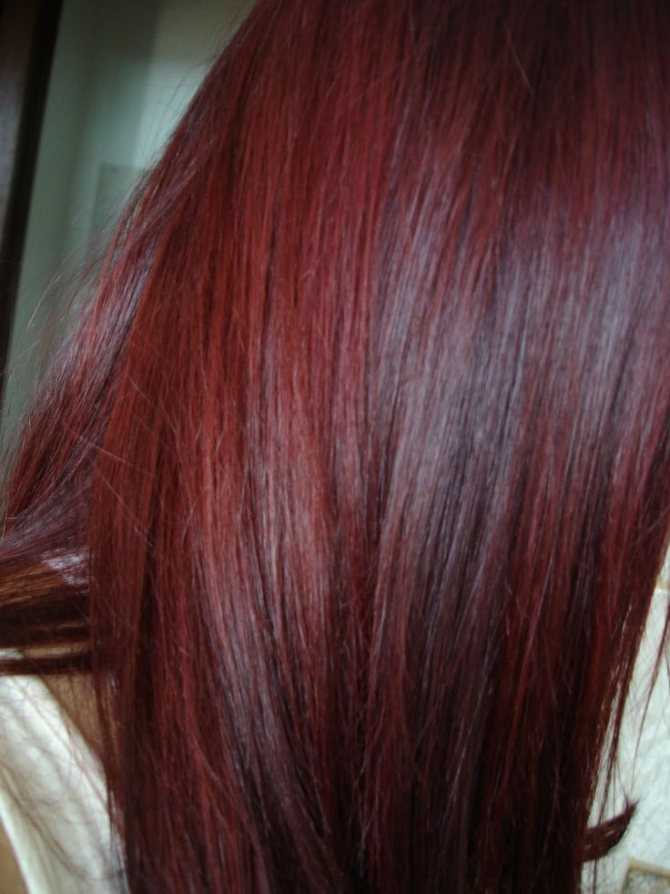 Красные волосы покрасить в шоколаде