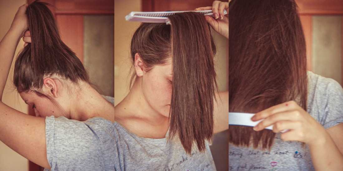 Подстричь волосы самой себе — что можно сделать с пошаговыми инструкциями