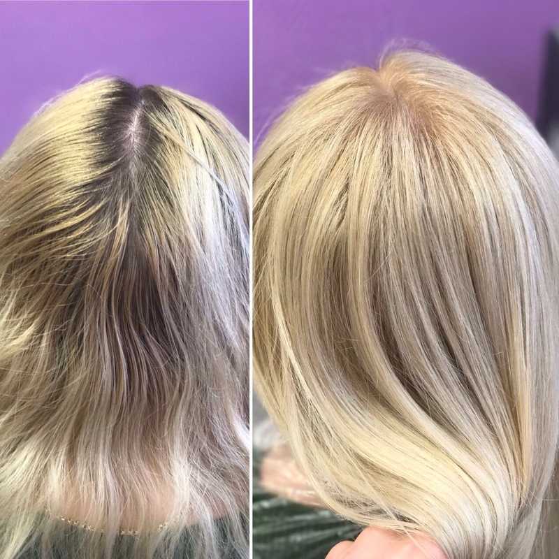 Пошаговая технология тонирования русых волос, фото до и после процедуры