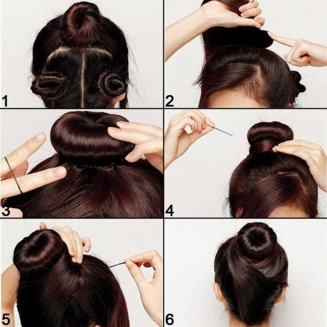 Валик для волос: как пользоваться, как сделать прическу и валик своими руками (видео)