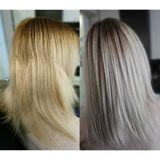 Тонирование волос в домашних условиях (фото до и после)