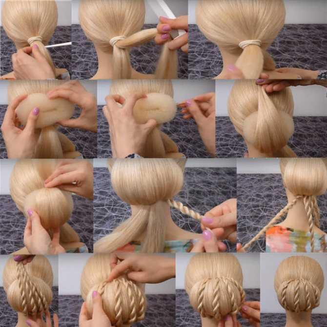 Прически с валиком для волос: как пользоваться для создания пучка