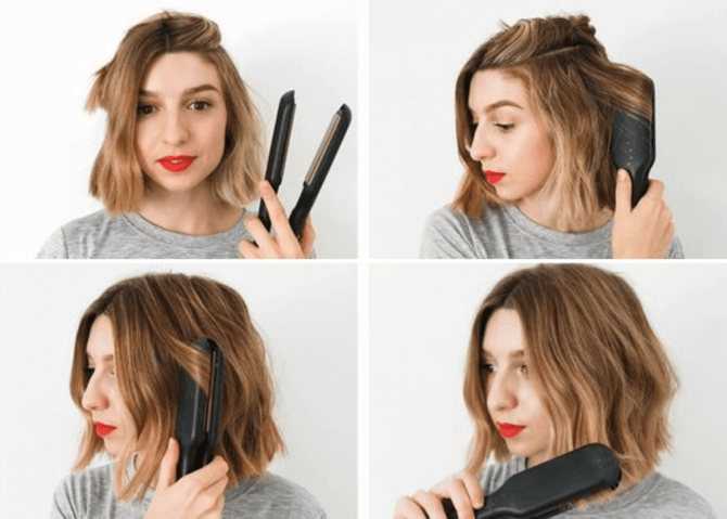 Разбираем все варианты как сделать красивые локоны с помощью утюжка Особенности накручивания волос разной длинны Меры предосторожности