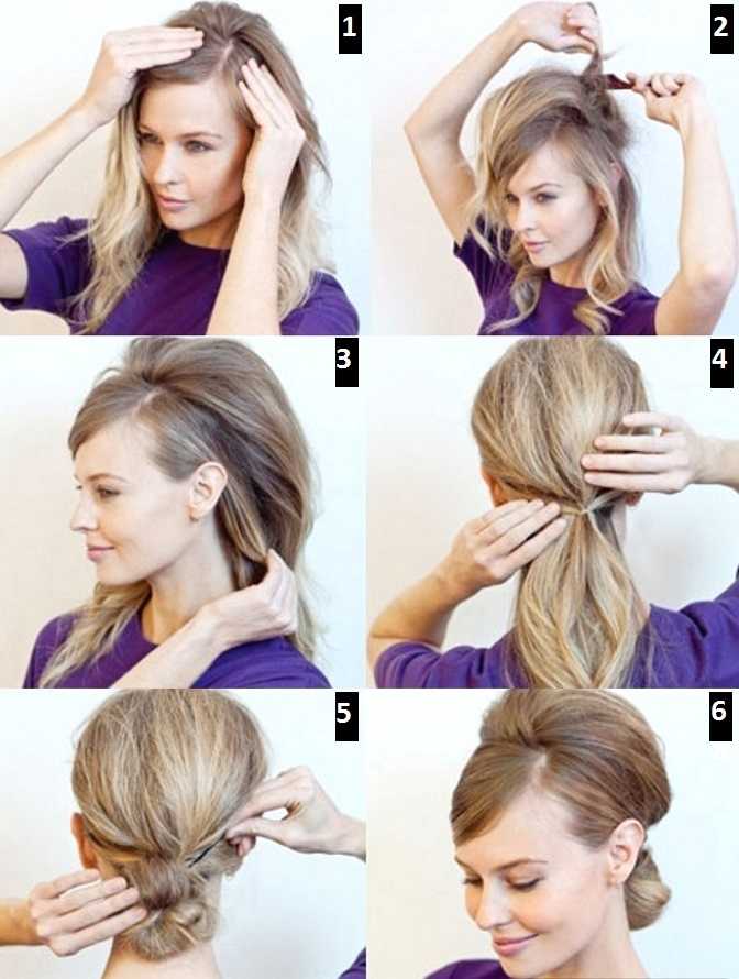 Как сделать красивый начес на средние волосы