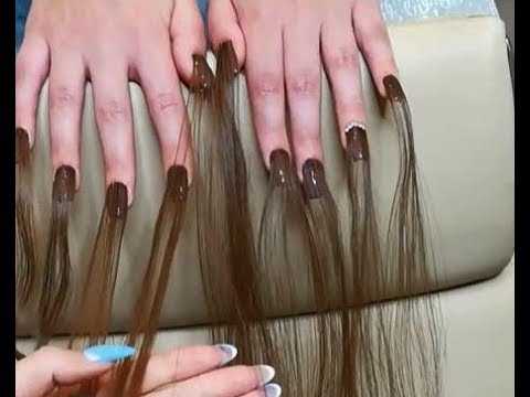 Волосы для профессионального наращивания ногтей